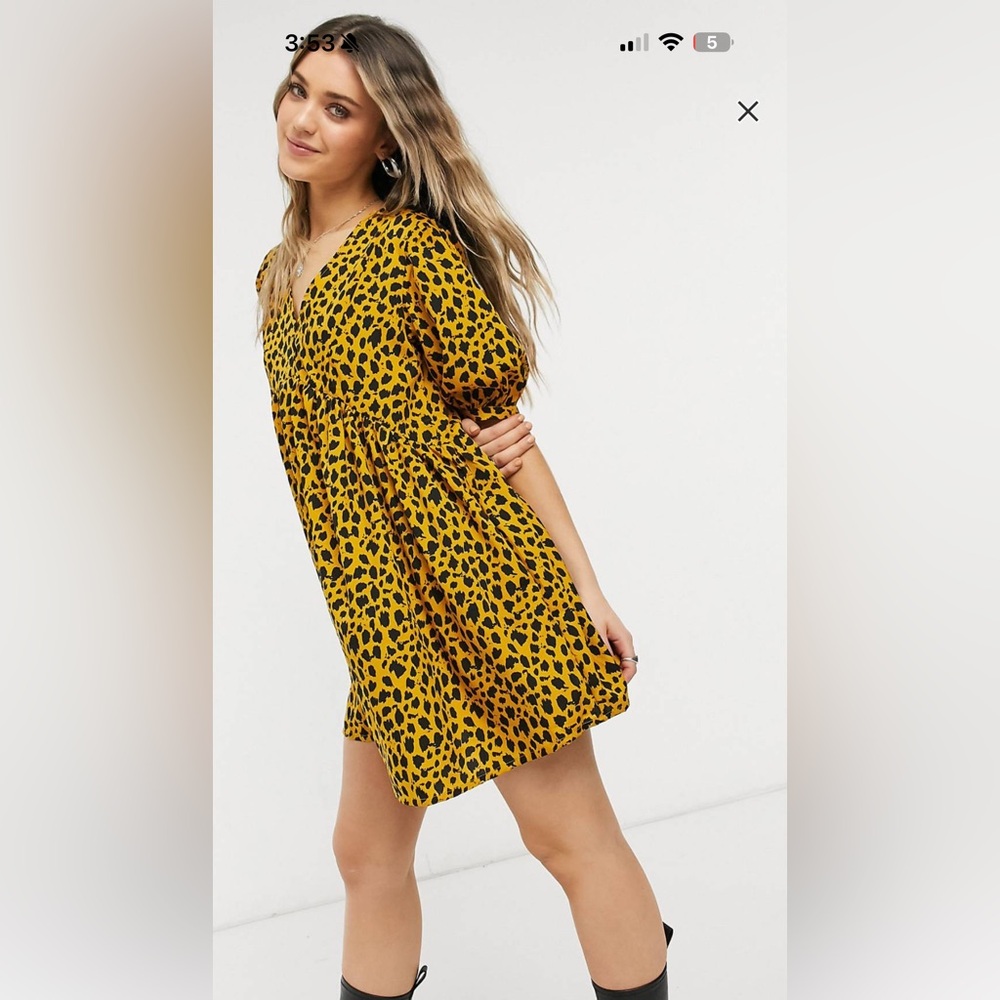 Wednesdays Girl Leopard Print Dress